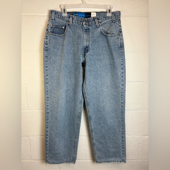 Vintage 1990’s Levi’s Strauss Co SilverTab Denim Lightwashed Made In USA Jeans